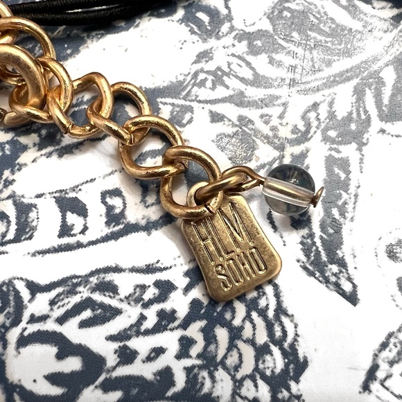 NWT Free People x Robert Lee Morris SoHo Fringe Feather Layered Necklace - Picture 8 of 13